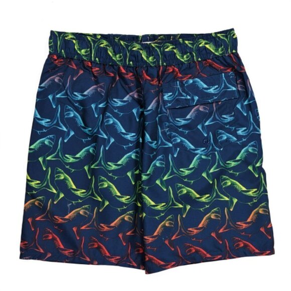 NWT Body Glove Big Boys Printed Built-in Mesh Briefs Swim Trunks - Picture 2 of 3